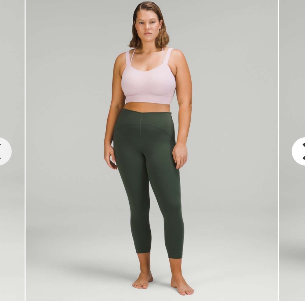 LULULEMON smoked spruce instill leggings 25 inch, size 2